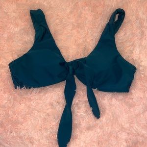 Teal bikini top
